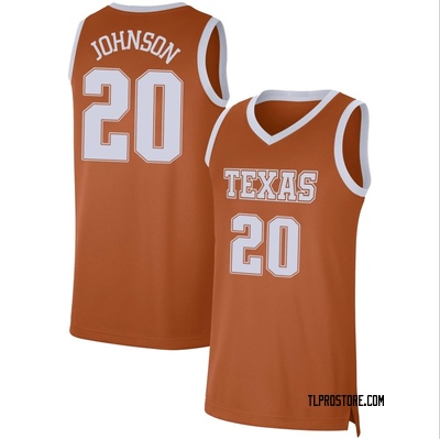 Men's Tre Johnson Texas Longhorns Limited Basketball Jersey - Orange