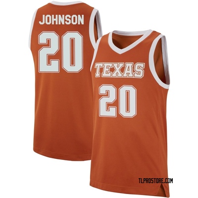 Youth Tre Johnson Texas Longhorns Replica Basketball Jersey - Orange